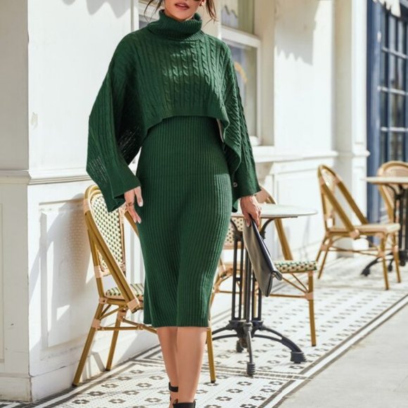 Matching 2 piece sweater & dress set - Picture 6 of 7